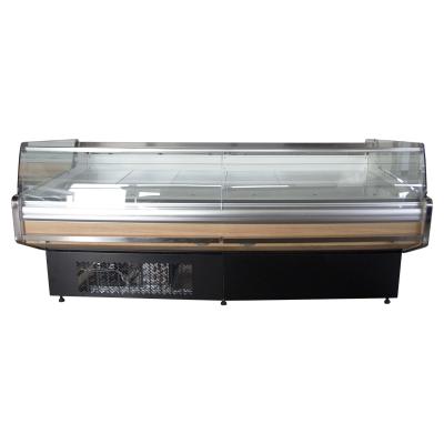 China Hot Selling Single-temperature Supermarket Display Showcase Butchery Equipment Display Freezer for sale