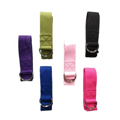 China Modern Eco-Friendly Exercise Fitness Fitness Organic Cotton Yoga Stretch Belt Custom Printed for sale