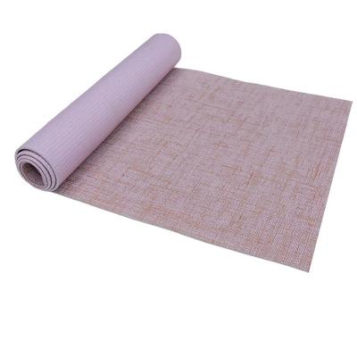 China Anti-Slip Durable Waterproof Natural Organic Non-Toxic Eco Friendly Jute Yoga Mats With Logo Natural Rubber Anti-Tear Eco Jute Cotton Yoga Mat Custom Made for sale