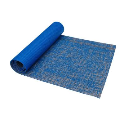 China Good yoga 2022 Eco-Friendly China Yoga Mat Material Rolls /Natural Jute PVC Factory Supply Waterproof Washable Durable Anti-Slip for sale