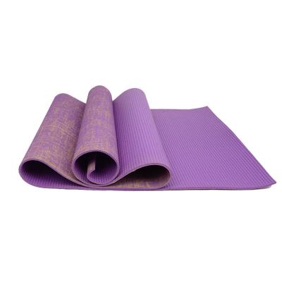 China Good yoga 2022 Eco-Friendly China Yoga Mat Material Rolls /Natural Jute PVC Factory Supply Waterproof Washable Durable Anti-Slip for sale