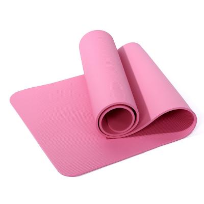 China Wholesale waterproof washable anti-slip durable yoga mat dropshipping Custom Eco Friendly NBR Logo tear resistance yoga mat non-slip mat for sale