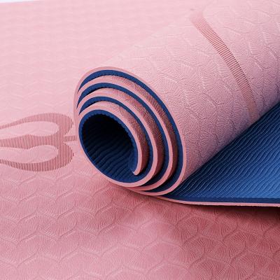 China Durable Washable Waterproof Anti Slip Manufacturer Supply Custom Printed Home Used Non Slip Natural Rubber Band Yoga Mat for sale