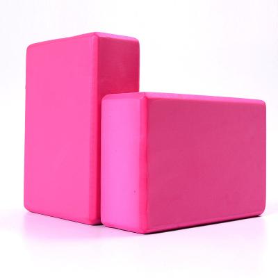 China Yoga Exercises New Fitness Sports Pilates Bricks High Density Solid Eva Yoga Block Yoga Brick for sale