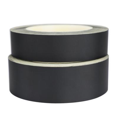 China Acetate Acetate Fabric Heat Resistant Tape Black High Quality Flame Retardant Cloth Tape for sale