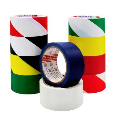 China Waterproof High Quality PVC Warning Device PVC Hazard Lane Safety Precaution Floor Marking Tape for sale