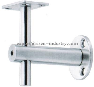 China Handrail bracket rail to wall connector RS328, stainless steel 304, finishing satin, mirror for sale