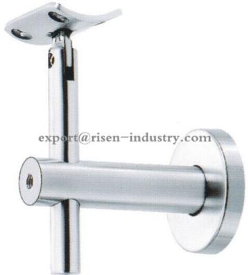 China Handrail bracket raill to wall connector RS331, material stainless steel,finishing satin for sale