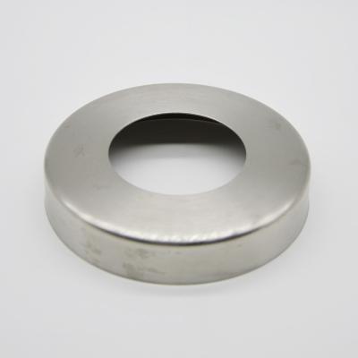 China Pipe decorative base cover RS0121 for post base satin or mirror finishing, 50.8mm, thickness 0.4mm en venta