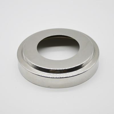 China Stainless steel 304 decorative pipe cover RS0120 for post base satin or mirror finishing, 50.8mm, thickness 0.4mm en venta