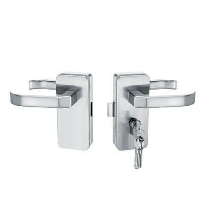 China Glass door locks LC-034, stainless steel 304 plate, finishing satin or mirror à venda