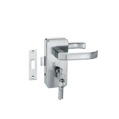 China Glass door locks LC-036, stainless steel 304 plate, finishing satin or mirror for sale