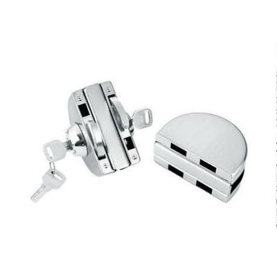 China Glass door locks LC-001, stainless steel 304 plate, finishing satin or mirror à venda