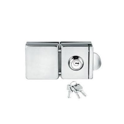 China Glass door locks LC-008, stainless steel 304 plate, finishing satin or mirror à venda