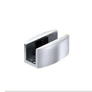 China Glass Sliding Door Seriers floor guide GL-008, stainless steel 304, finishing satin, for bathroom door en venta