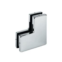 China Glass Patch Fitting A-080, Material aluminium, steel, stainless steel, finishing satin, mirror en venta