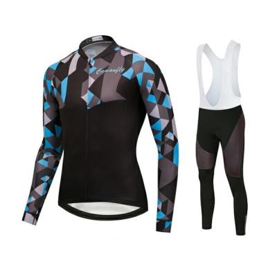 China Breathable Women's Tank Top Suit Winter Thermal Fleece Mountain Bike Road Bicycle Cycling Long Sleeve Padded Pants for sale