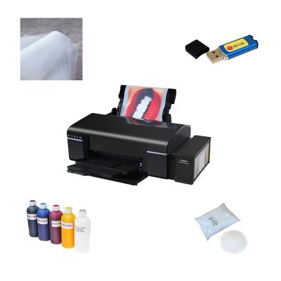 China Garment shops JETVINNER T-shirt printing machine A4 L805 pet film printer dtf printer china A4 dtf printer dtf for sale