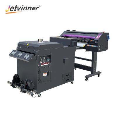 China Garment shops DTF printer 60cm heat press machine with PET film dtf ink with shaker best selling t shirt machine for sale