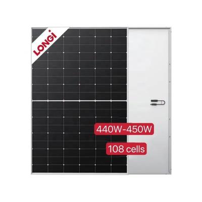 China 25A Longi Scientists Solar Cells For Sale Hi-Mo 6 Lr5-54hth 440-450m Cells 440w 445w 450w Longi Solar Panel Direct Half Cut From China for sale