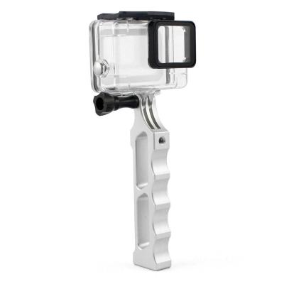 China Aluminum Alloy Aluminum Alloy Handle Tripod Mount Single Handheld Monopod Bracket For Gopro Hero 5 4 3 2 / YI SJ GitUp Action Cameras for sale