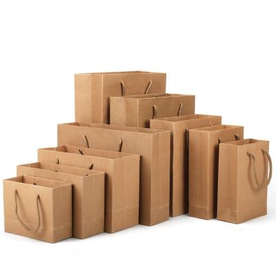 China Good Quality Recyclable Wholesale Brown Paper Kraft Paper Bags Customized Design Printed Paper Bag Acceptable for sale