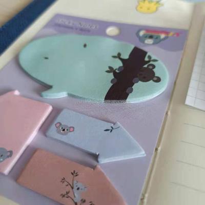 China Big Size Cute Colorful Strong Adhesive Marker Self Adhesive Cheap Customized Clear Sticky Notes for sale