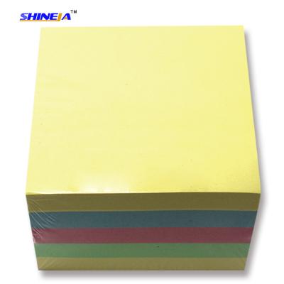 China Shrink Wrapped Block Note Cube Paper Note Cube For Gift for sale