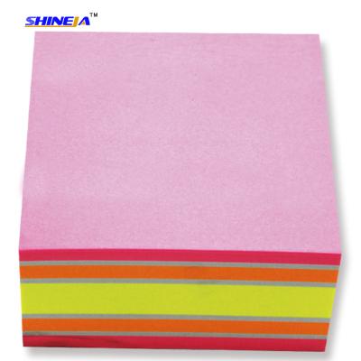 China Shrink Wrapped Cube Paper Memo Pad / Self Adhesive Smart Note Pad / Customized Design Sticky Note for sale