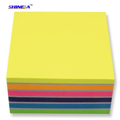 China Color Paper Shrink Wrapped Note Cube Cube Pad, 3x3 Inch Note Pad / Customized Note Pad for sale