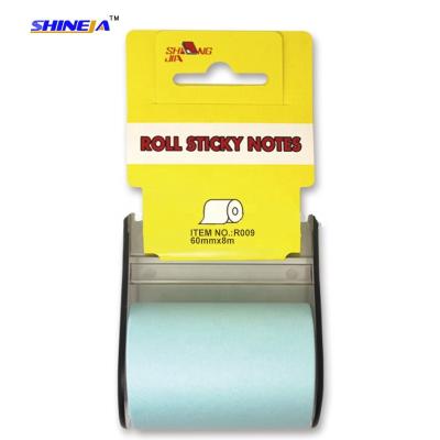 China Hotsale Self Adhesive Colorful Easy Use Roll Top Quality Sticky Notes for sale