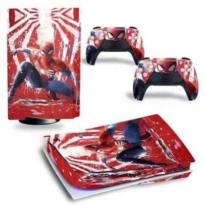 China Eco-friendly PS5 Video Game Accessories Customization Skin Console Cover Sticker For PS5 Console for sale