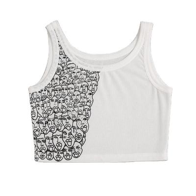 China Anti-wrinkle sexy bottom condoles belt spice girl small vest takes sleeveless T-shirt female summer for sale