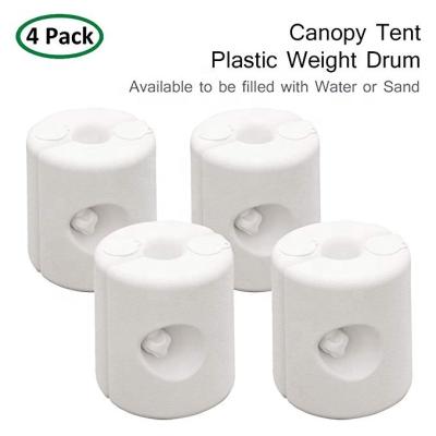 China Waterbase Outdoor Gazebo Canopy Weights For Tent Pole Fill With Water Or Sand White (4 Pcs) for sale