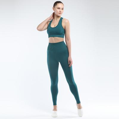 China Wholesale High Quality Breathable Cheap Casual Comfortable Women Gym Yoga Two Piece Set From China for sale