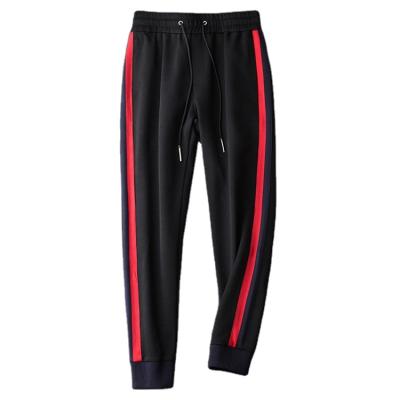 China Viable Wholesale Fashion Factory Design Side Stripe Tracksuit Jogging Casual Running Suits Zipper Sweatsuits Men for sale