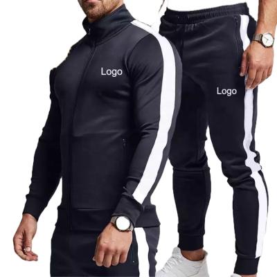 China Hot Selling Product Breathable Sports Solid Wear Workout Men New Sporting Casual Breathable Set Two Piece Suit for sale