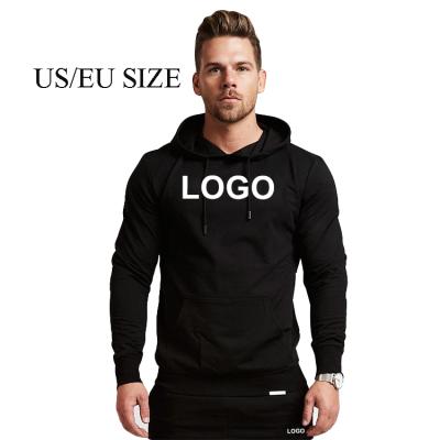 China Custom Logo Printing Sports Fitness Gym Anti-pilling Hoodie For Men Simply Mask Custom Mens Hoodies for sale