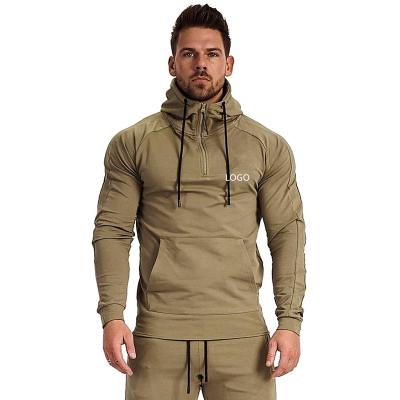 China Wholesale Blank Sublimation Gym Men's Hoodies Sweatshirts Anti-pilling Logo Printed Wholesale Pullover Plain Gym Men's Hoodies Oversized for sale