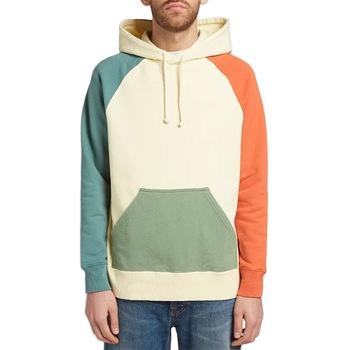 China High Quality Simple Hoodies Sweatshirts New Anti-pilling Hemp Colorblock Hoodies Custom Embroidery Men's Hoodies for sale