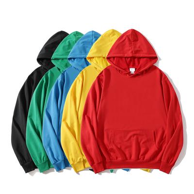 China High Quality Plain Fleece Hoodies Anti-pilling Custom Pullover Manufacturers Blank Printed Hoodies Men Wholesale for sale