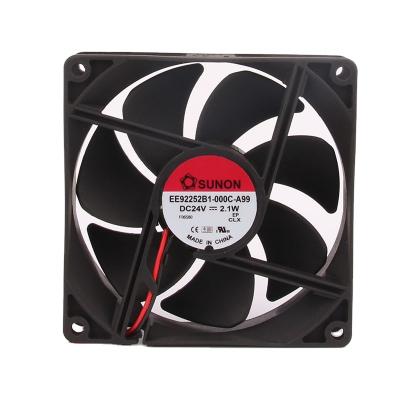 China Hotels SUNON 12V 48V DC24V 2.1W 9CM EC AC 92x92x25MM 9225 2-wire inverter centrifugal industrial exhaust EE92252B1-000C-A99 fan for sale