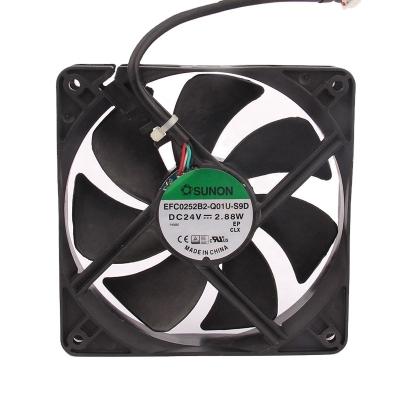 China Hotels Fan EFC0252B2-Q01U-S9D 24V 2.88W 12025 Inverter Cabinet Air Conditioning Fan for sale