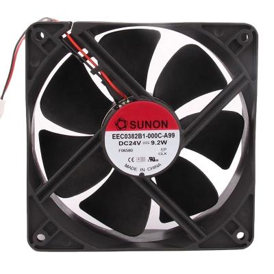 China Hotels SUNON 12038 axial fan standard , 24v fan , small axial flow 120x120 sunon 120x120x38mm DC 24V EEC0382B1-000C-A99 for sale