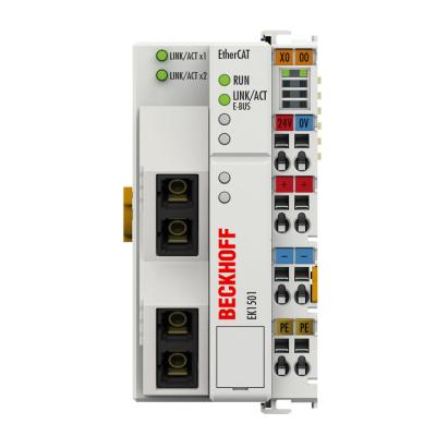 China EK1501 EtherCAT Coupler With ID Switch Multimode Fiber Optic Module EK1501 for sale