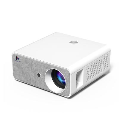 China Brand New Built-in 3D FOURTRY ES03 High Brightness 7000 Lumens Home Projector 1080P FHD LED LCD 50 Degree Digital Cinema Trapezoidal Beamer for sale