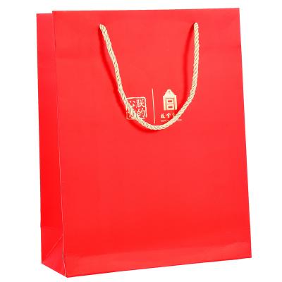 China Logo Shoe Boutique Hight Quality Recyclable Luxury Custom Gift Brand Paper Shopping Bag For Clothes for sale