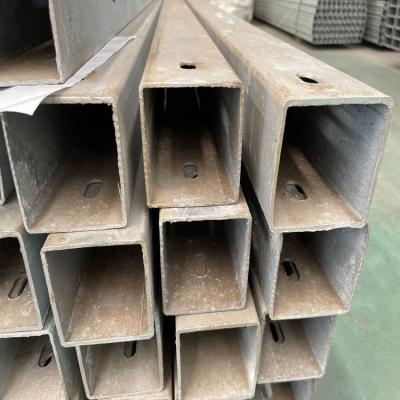 China Antiseptic Customized High Quality And Affordable Square Tube Column Solar Bracket for sale