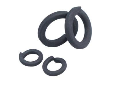 China Antiseptic Hot Sale Carbon Steel Spring Washer Spring Lock Black Gasket for sale