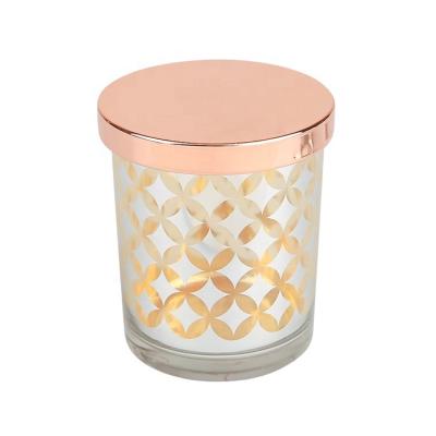 China Non Spill Free Cap Size 80-84mm Wheat Size 80-84mm Metal Cup Low MOQ Zinc Alloy Candle Jars Lids for sale